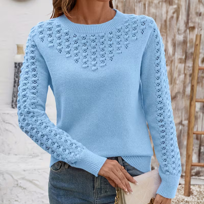 Komfortabelt Hullstrikk Genser | Sammen mot diabetes