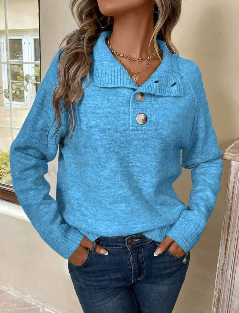 Livia™ - Avslappet Strikket Genser