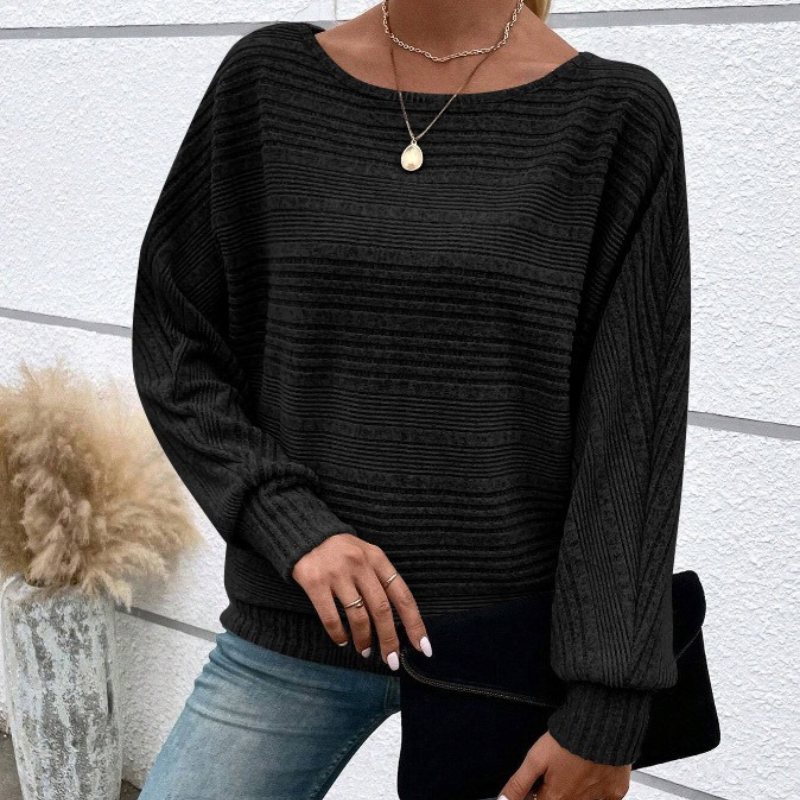 Ava™- Strikket Ribbet Topp