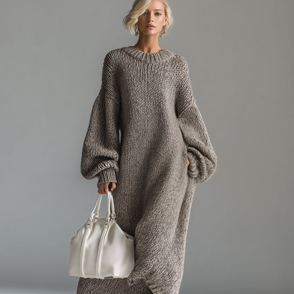 Julia™- Lang Strikkekjole